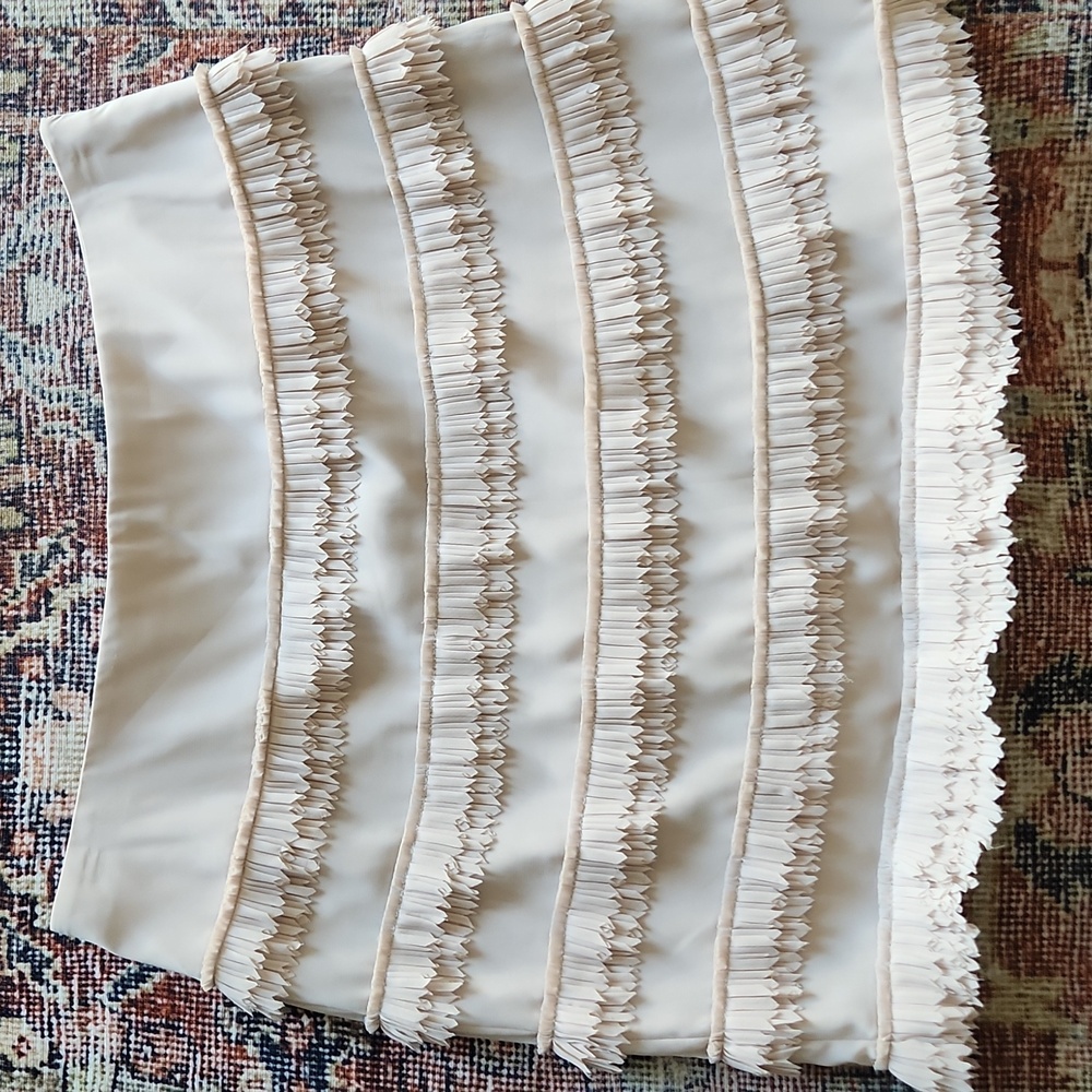 NWT ANN TAYLOR | $138 Tiered Fringed Mini Skirt - Picture 2 of 8